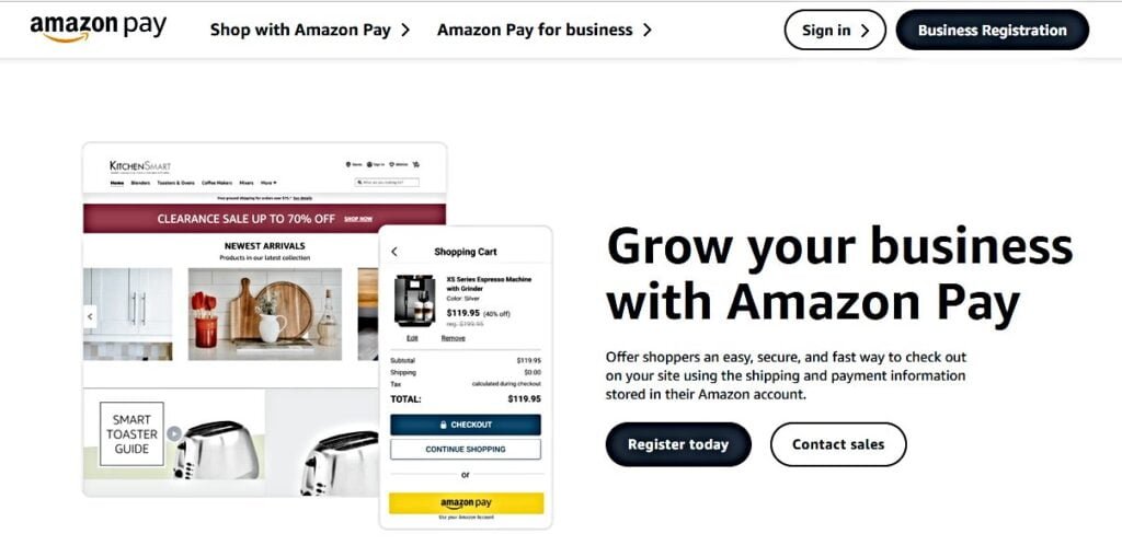 Amazon Pay For Buissness 