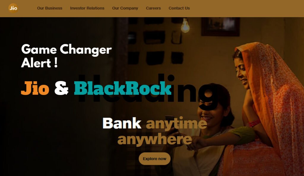 Jio & BlackRock Partnership