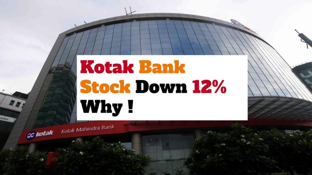 Kotak Bank Stock Fall Today Why